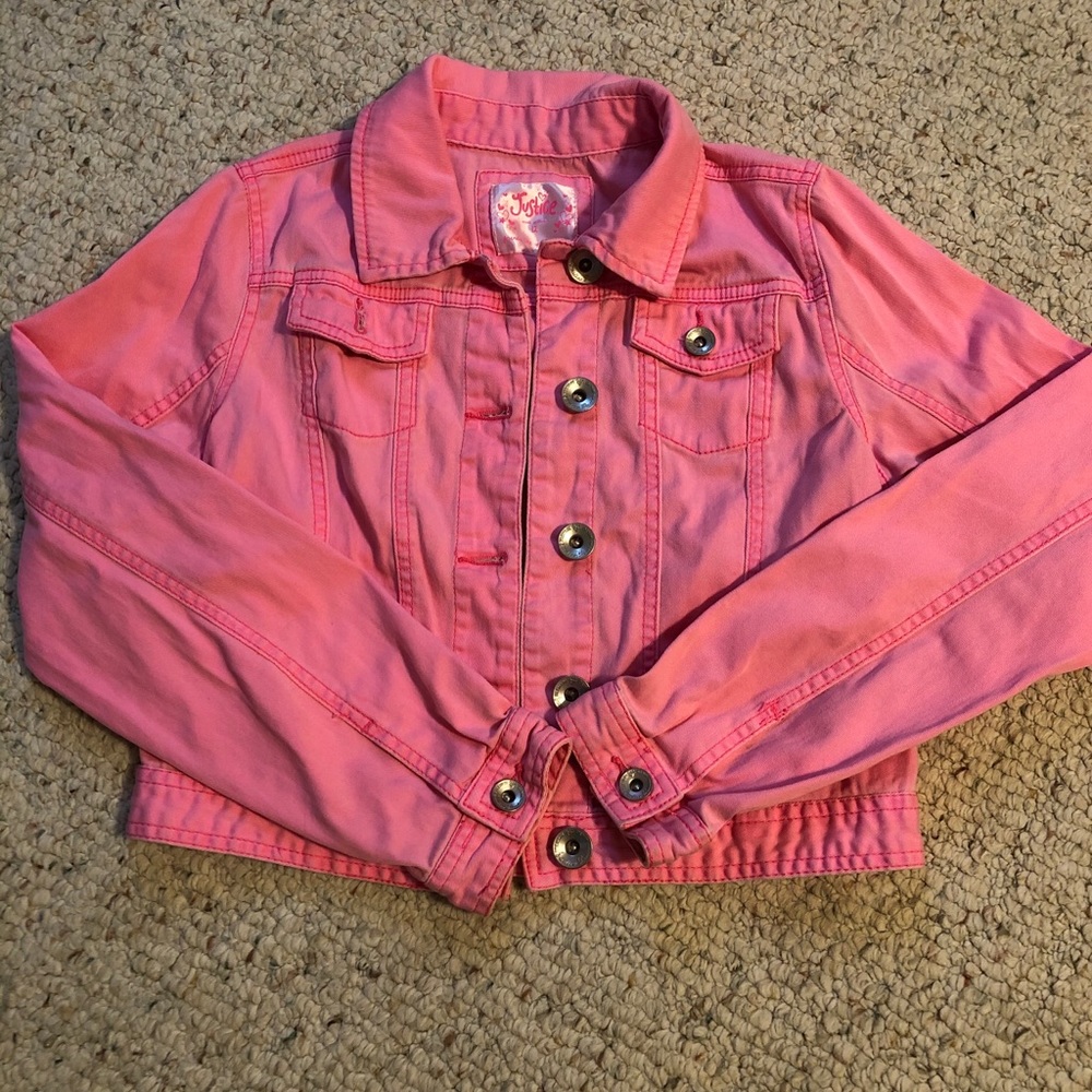 JUSTICE Girl’s Jean Jacket size 12